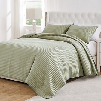 Greenland Home Fashions Monterrey White Quilt Set