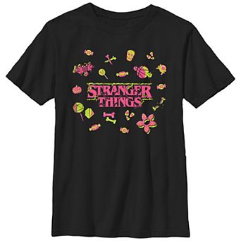 Boys 8-20 Stranger Things Halloween Icons Graphic Tee