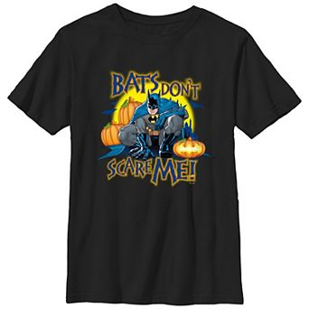 Boys 8-20 Batman Bats Don't Scare Me Graphic Tee