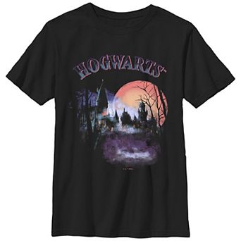 Boys 8-20 Harry Potter Spooky Hogwarts Graphic Tee