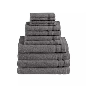 510 Design 400GSM Essential Bundle Quick Dry Cotton 12 pc Towel Set