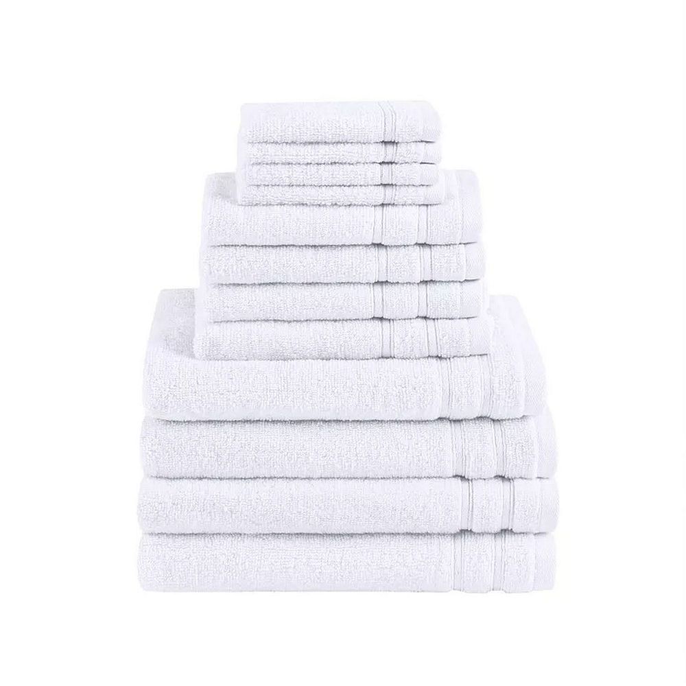 510 Design 400GSM Essential Bundle Quick Dry Cotton 12PC Towel Set