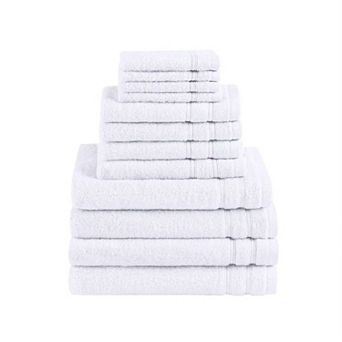 510 Design 400GSM Essential Bundle Quick Dry Cotton 12 pc Towel Set