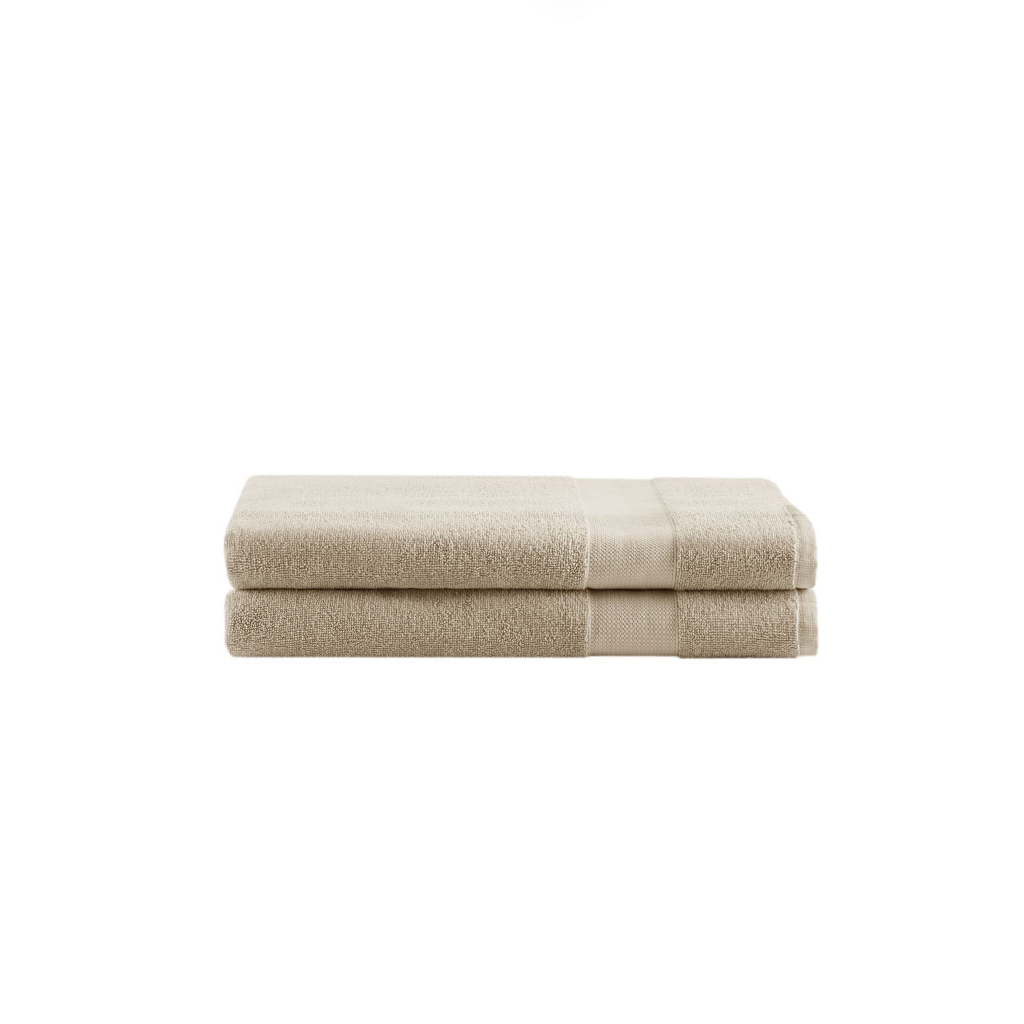 510 Design Premium Turkish Cotton 500GSM Plush 2PC XL Towel Set, Beige