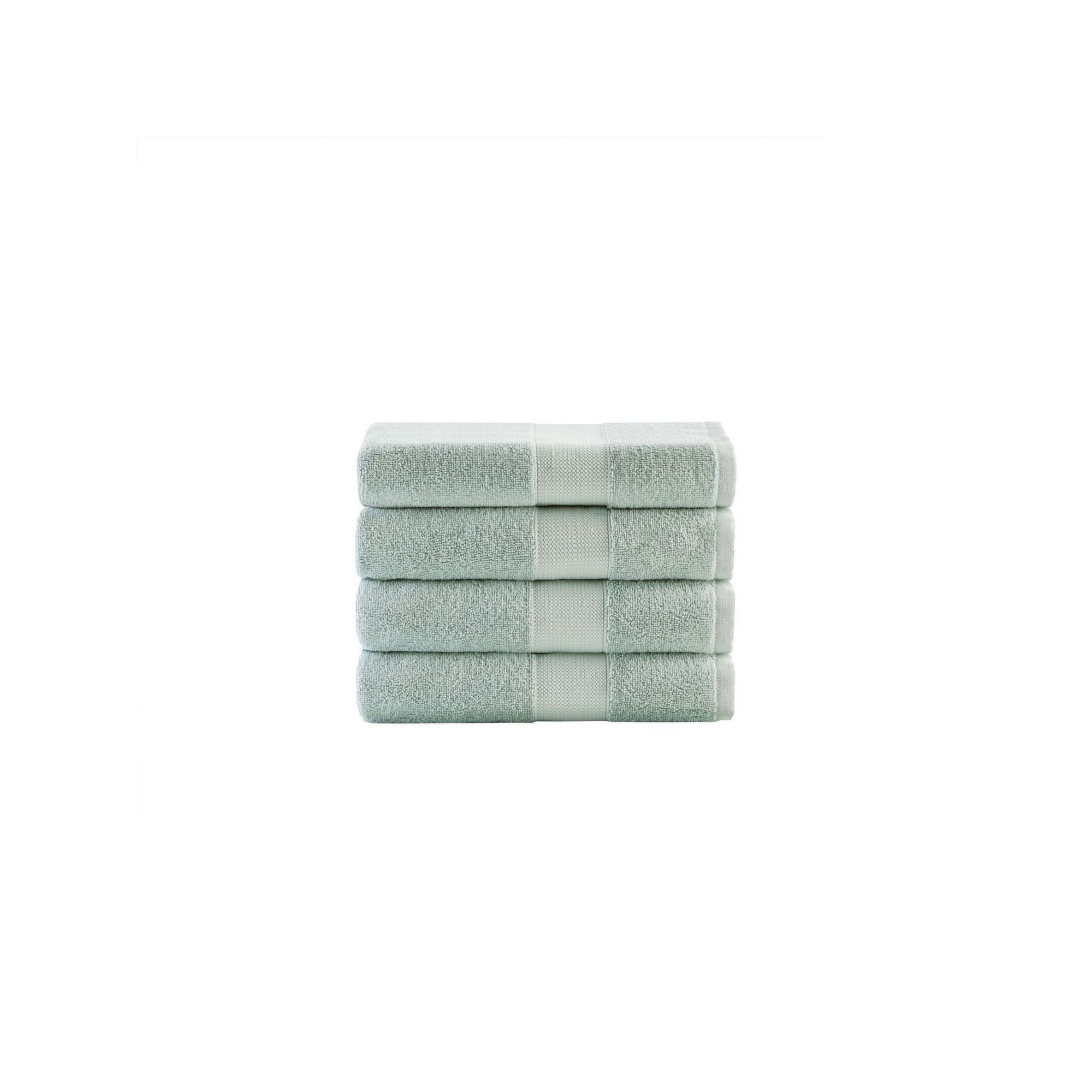 510 Design Premium Turkish Cotton 500GSM Plush 4PC Towel Set, Seafoam