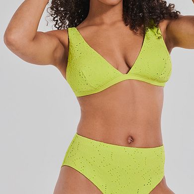 Women's Freshwater Banded Longline Bra Swim Top