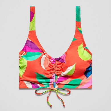 Women's Freshwater D-Cup Shirred Swim Top