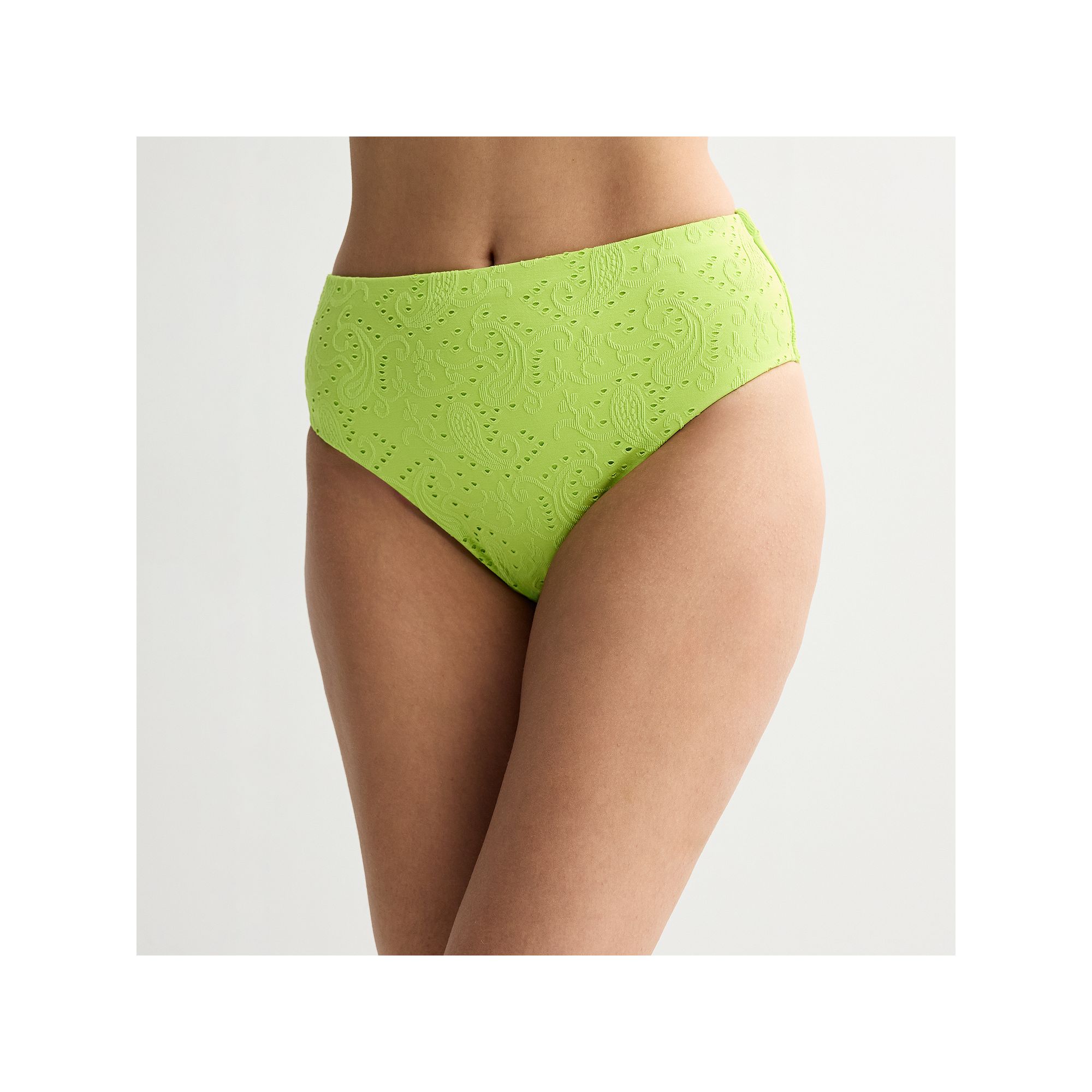 Womens Freshwater Compression Swim Bottoms, Size: XS, Solaria Paisley Gree