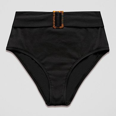 Women's Freshwater High Waist Belted Swim Bottoms