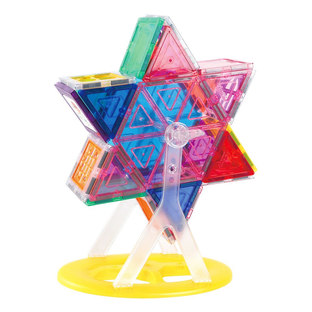 PicassoTiles 9 PC Ferris Wheel Accessory Kit, Magnetic Building