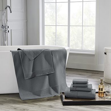 Modern Threads 6-pc. Waffle Rib Reversible Bath Towel Set