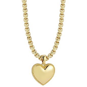 WINX 18k Gold Plated Heart Pendant Necklace