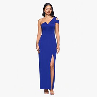 Women's BA Nites Long One Shoulder Dress