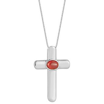 WINX 18k Gold Plated Cubic Zirconia Cross Necklace