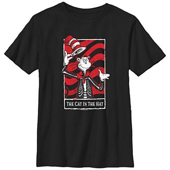 Boys 6-20 Dr. Seuss The Cat In The Hat Card Graphic Tee