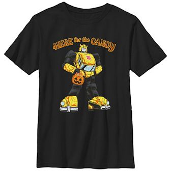 Boys 8-20 Transformers Evergreen Here For The Candy Graphic Tee
