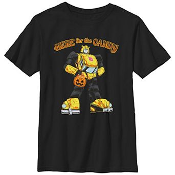 Boys 8-20 Transformers Evergreen Here For The Candy Graphic Tee