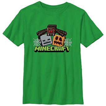 Boys 8-20 Minecraft Scary Trio Graphic Tee