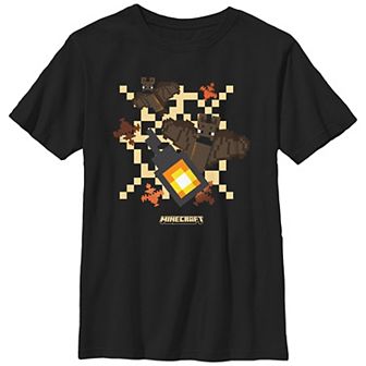 Boys 8-20 Minecraft Scary Bats Graphic Tee