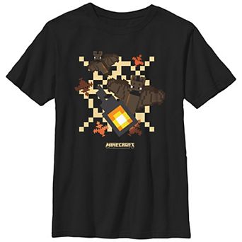 Boys 8-20 Minecraft Scary Bats Graphic Tee