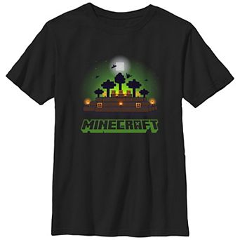 Boys 8-20 Minecraft Pumpkin Night Graphic Tee