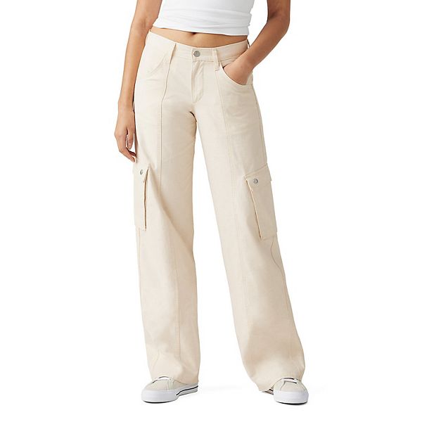 Y's BORN PRODUCT] COTTON TWILL CUFFED HEM CARGO PANTS – THE