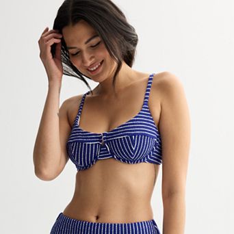 Women's Freshwater Underwire Cupless Bra Swim Top