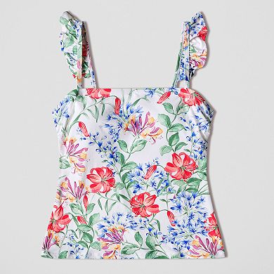 Women's Freshwater Ruffle Strap Tankini Top