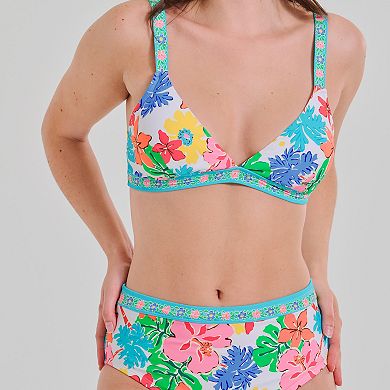 Women's Freshwater Banded Bralette Swim Top