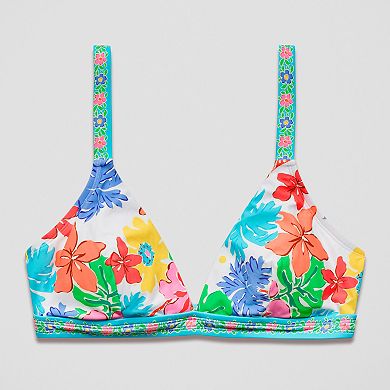 Women's Freshwater Banded Bralette Swim Top