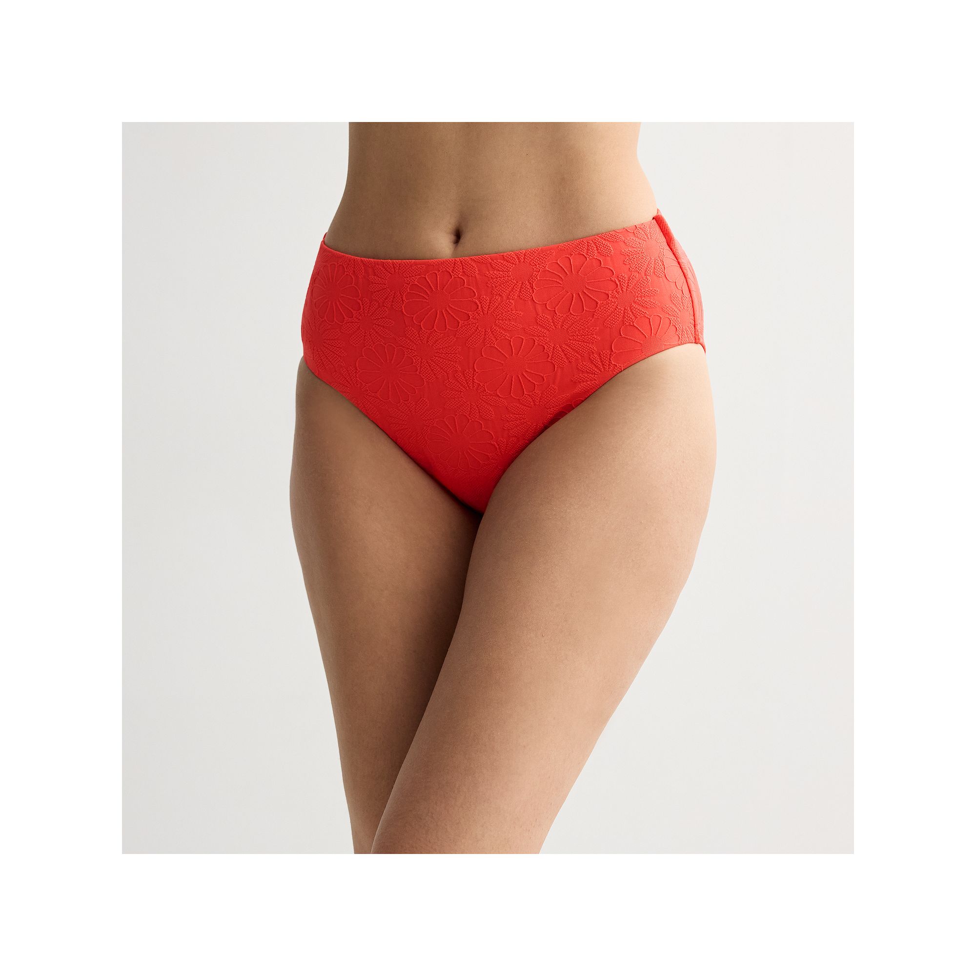 Womens Freshwater Compression Swim Bottoms, Size: XS, Santorini Red