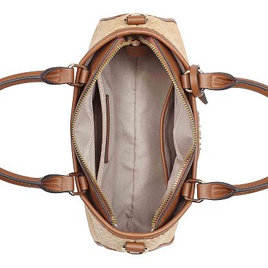 Nine West Kiley Woven Satchel Bag