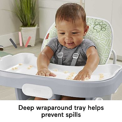 Fisher-Price SpaceSaver Simple Clean High Chair & Booster Seat