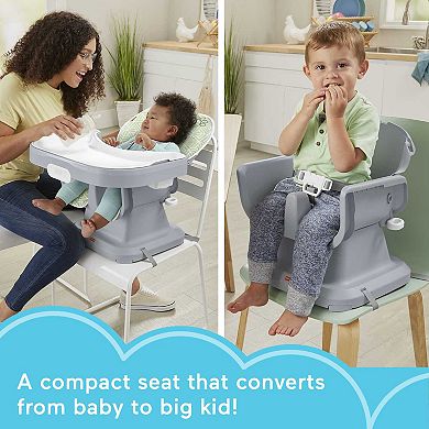 Fisher-Price SpaceSaver Simple Clean High Chair & Booster Seat