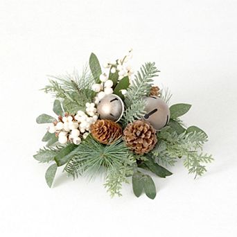 Haven Living 6" Artificial Bell & Berry Orb Table Decor