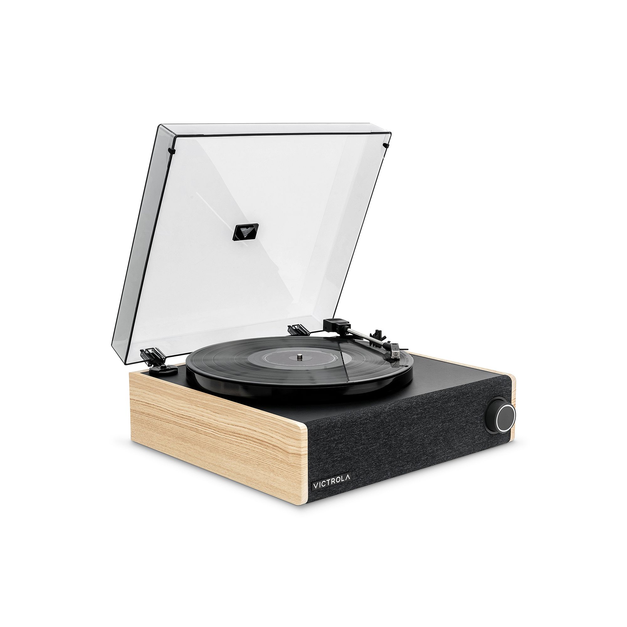 Victrola Eastwood LP Stereo 3-Speed Bluetooth Record Player, Natural