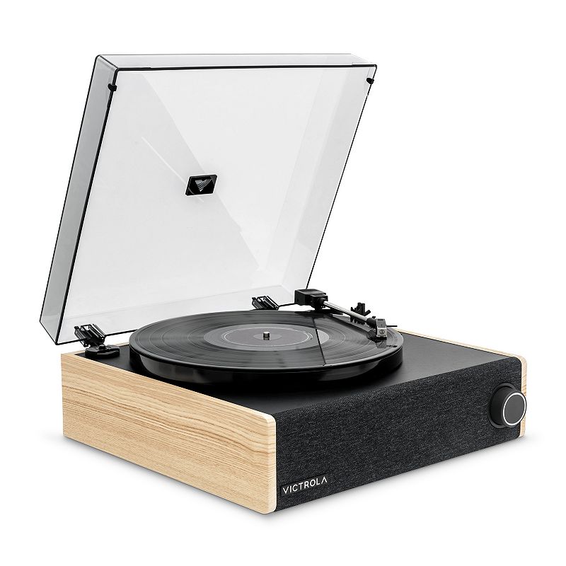 Victrola Eastwood LP Stereo 3-Speed Bluetooth Record Player, Natural