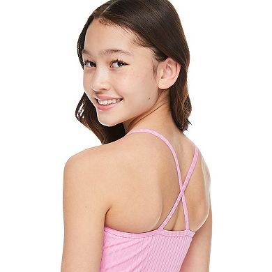 Girls 4-16 Breaking Waves Adaptive Cross Back One-Piece Swimsuit