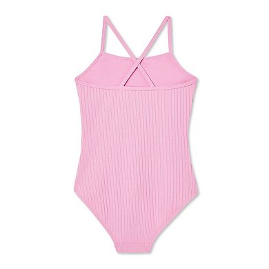 Girls 4-16 Breaking Waves Adaptive Cross Back One-Piece Swimsuit