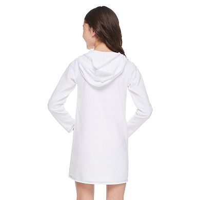 Girls 4-16 Breaking Waves Zip-Up Terry Cover Up