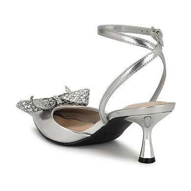 Women's Nine West Raisun Pointy Toe Tapered Heel Dress Sandals