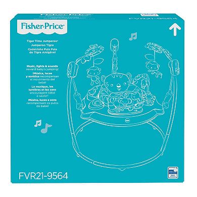 Fisher-Price Baby Bouncer Tiger Time Jumperoo Activity Center