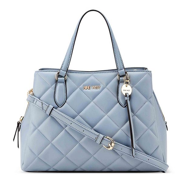 Nine West Melani Satchel Bag - Bluestone