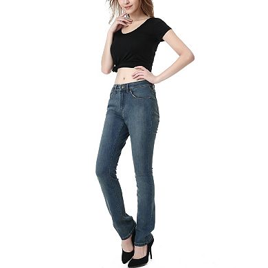Phistic Women Ultra Stretch Straight Leg Jeans