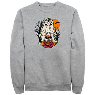 Disney's Hundred Donald Duck Scared Of Ghosts Men's Graphic Fleece