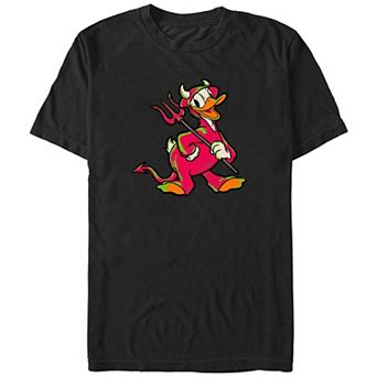 Disney's Hundred Donald Duck Devil Costume Men's Graphic Tee