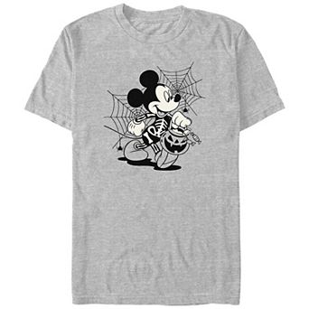 Disney's Mickey Mouse Skeleton Costume Trick Or Treating Men's Graphic Tee