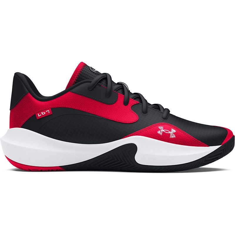 Under Armour Lockdown 7 Low Men's Basketball Shoes, Size: M14W15.5, Red