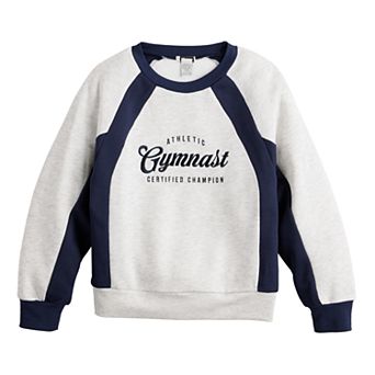 Girls 7-16 Harper & Ivy Crewneck Graphic Sweatshirt