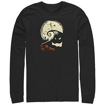 Disney's The Nightmare Before Christmas Jack On Oogie Boogie Hill Long sleeves Men's Graphic Tee